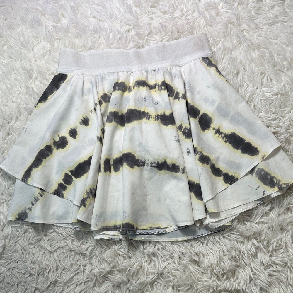 Lululemon Court Rival High-Rise Skirt *Long Transverse Yellow Multi
